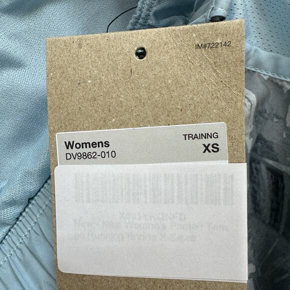 Nike Tempo Dri-Fit Running Shorts Womens Size XS Blue Gray AOP DV9862-010 - Picture 6 of 10